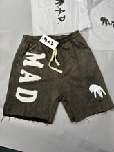 Load image into Gallery viewer, Sun Dyed Brown MAD shorts
