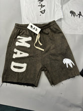 Load image into Gallery viewer, Sun Dyed Brown MAD shorts
